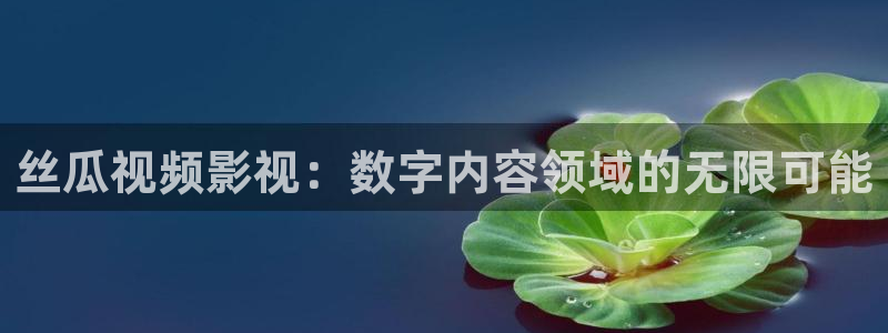 木瓜电影网站在线观看：丝瓜视频影视：数字内容领域的无限可能